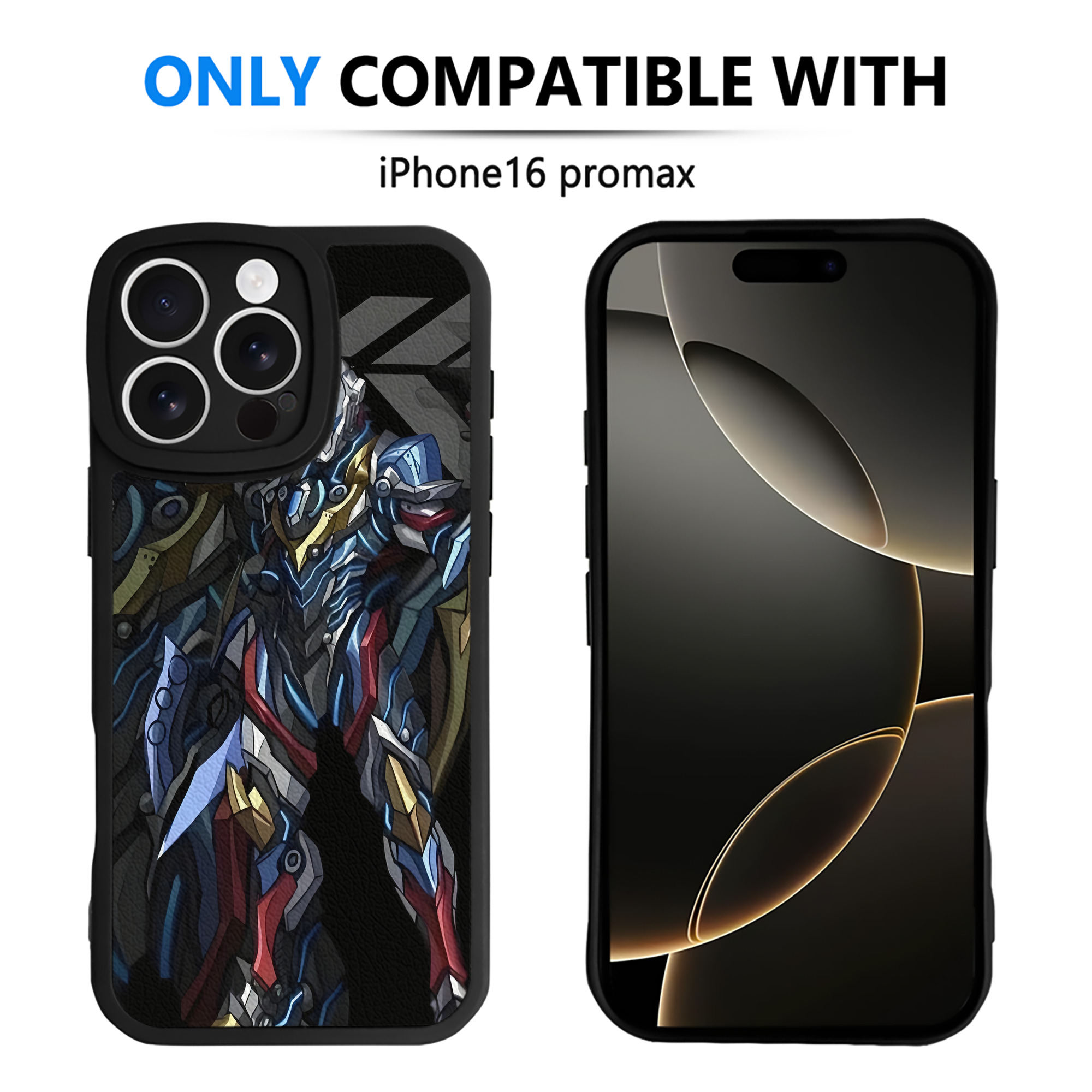 （画像用） ウルトラマン Ultraman 【iPhone 16シリーズ対応】シリコンスマホケース（レザー調） 材質：シリコン